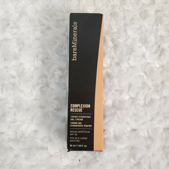 BareMinerals Complexion Rescue Suede 04 Tinted Hydrating Gel Cream 1.18 oz New - Picture 4 of 9